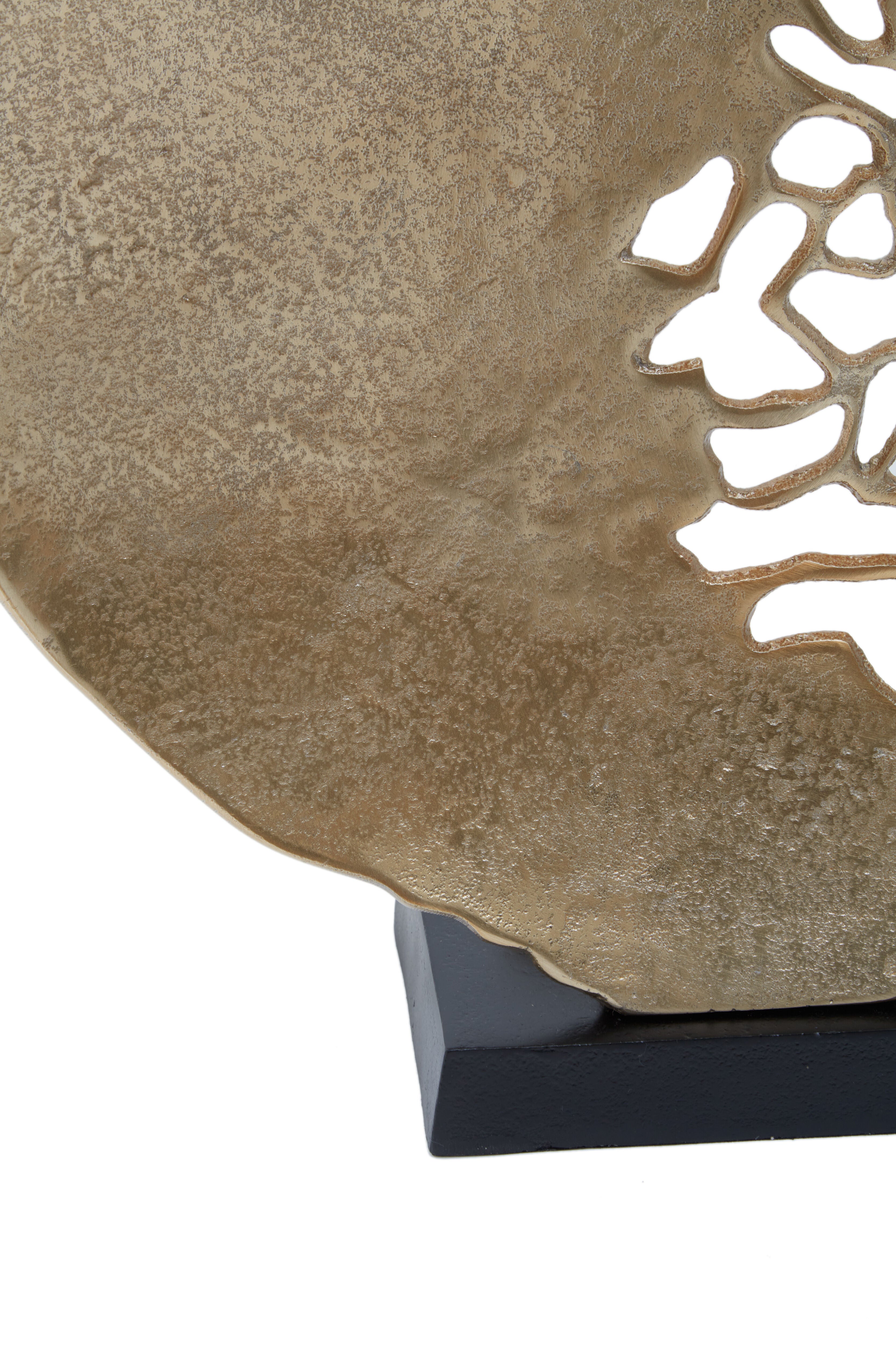 Apo Black & Gold Coral Sculpture